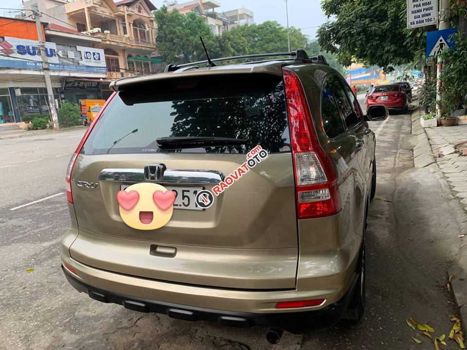 Bán Honda CR V 2.4AT sản xuất 2011, màu vàng, giá tốt-1