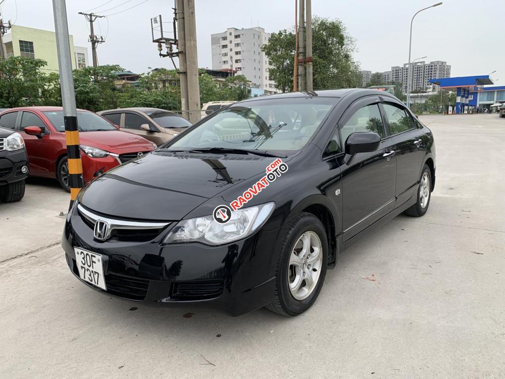 Cần bán gấp Honda Civic 1.8 năm 2007, màu đen-1