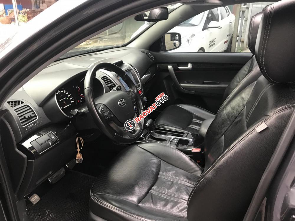Bán xe Kia Sorento 2014, máy dầu, màu xám, biển Hà Nội-4
