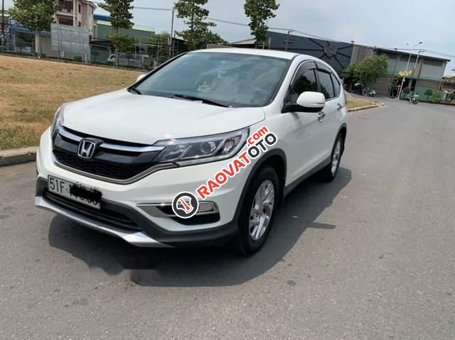 Bán Honda CR V 2.0 AT năm sản xuất 2015, màu trắng-0