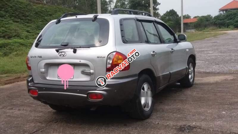 Bán xe Hyundai Santa Fe Gold đời 2004, màu bạc, nhập khẩu nguyên chiếc số tự động, 285tr-1