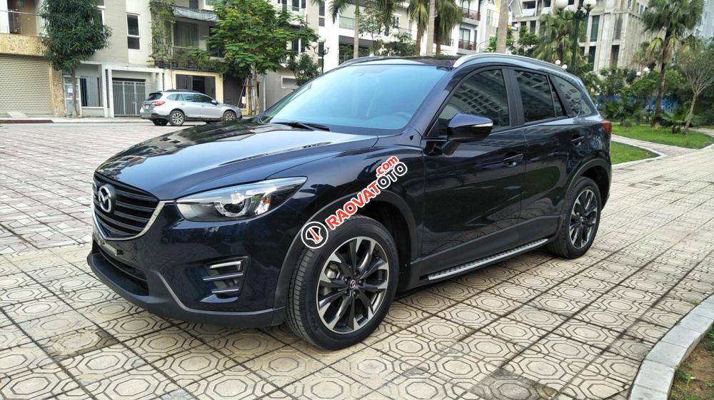 Bán ô tô Mazda CX 5 2.0AT 2017, màu xanh lam, 815 triệu-0