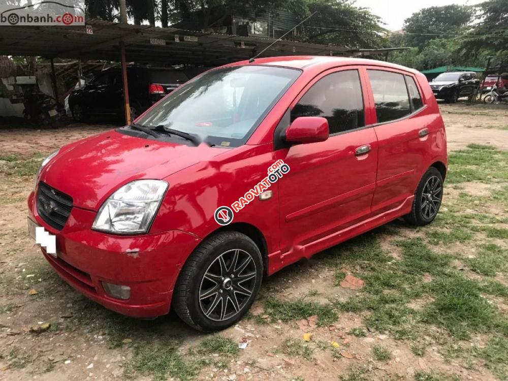 Bán xe Kia Morning SLX đời 2005, màu đỏ, xe nhập, số tự động -8