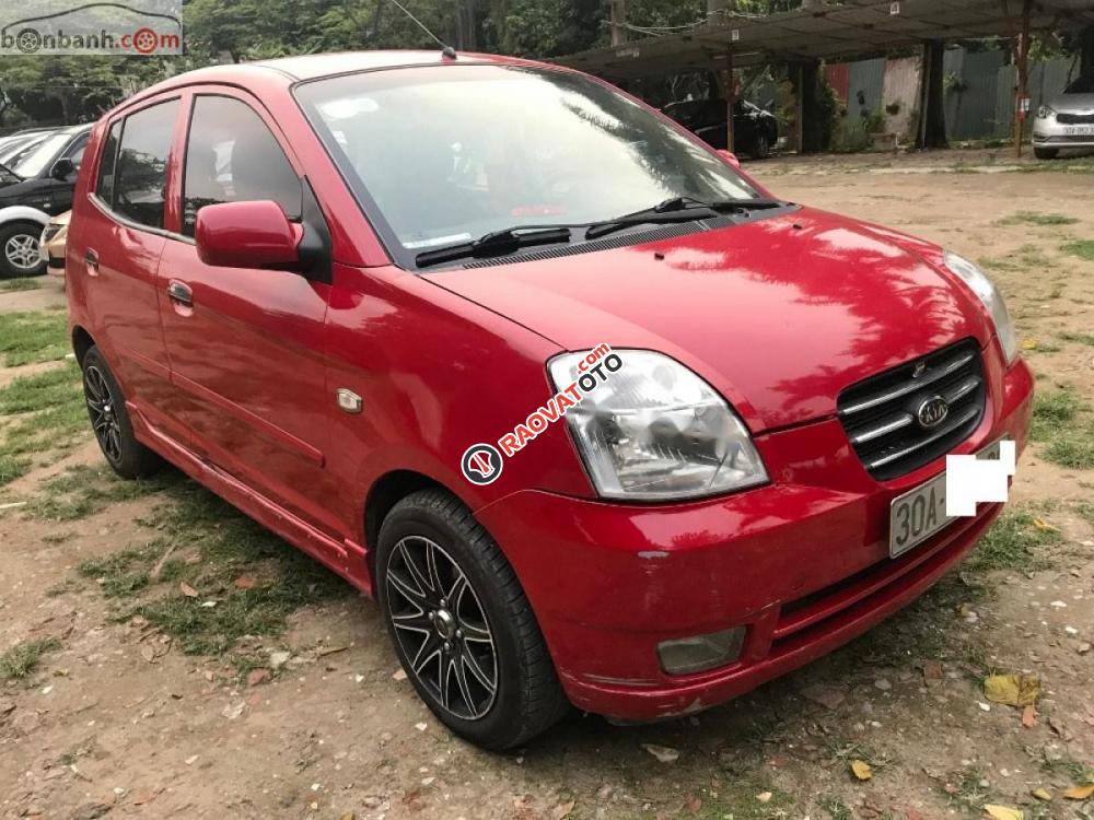 Bán xe Kia Morning SLX đời 2005, màu đỏ, xe nhập, số tự động -9