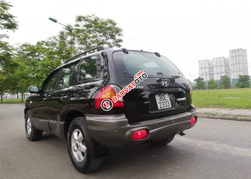 Cần bán lại xe Hyundai Santa Fe Gold đời 2004, màu đen, nhập khẩu chính chủ-4