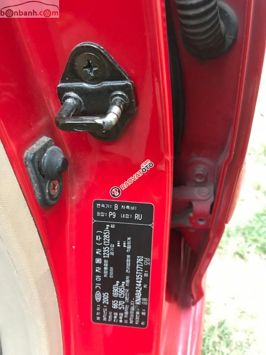 Bán xe Kia Morning SLX đời 2005, màu đỏ, xe nhập, số tự động -3