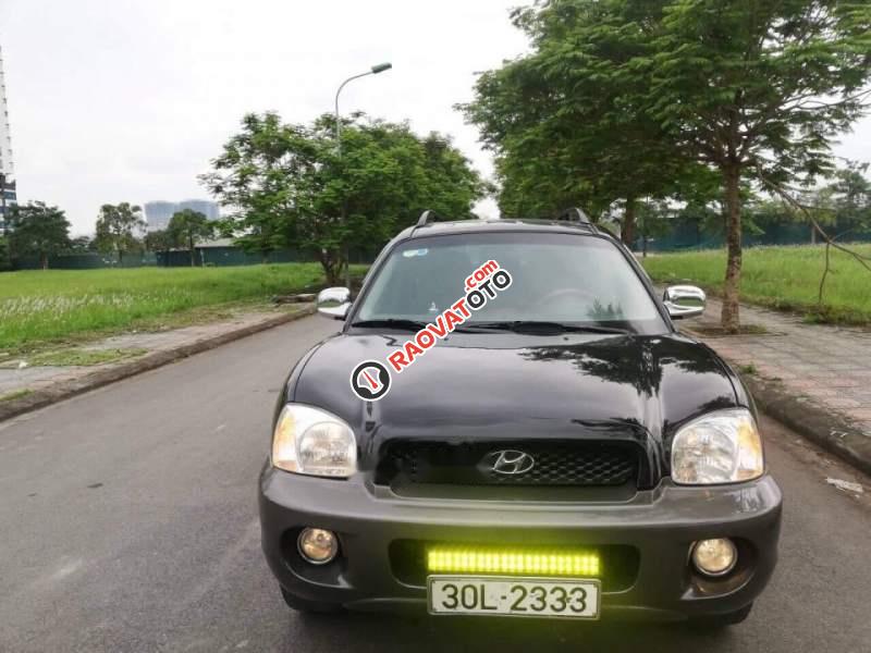 Cần bán lại xe Hyundai Santa Fe Gold đời 2004, màu đen, nhập khẩu chính chủ-5