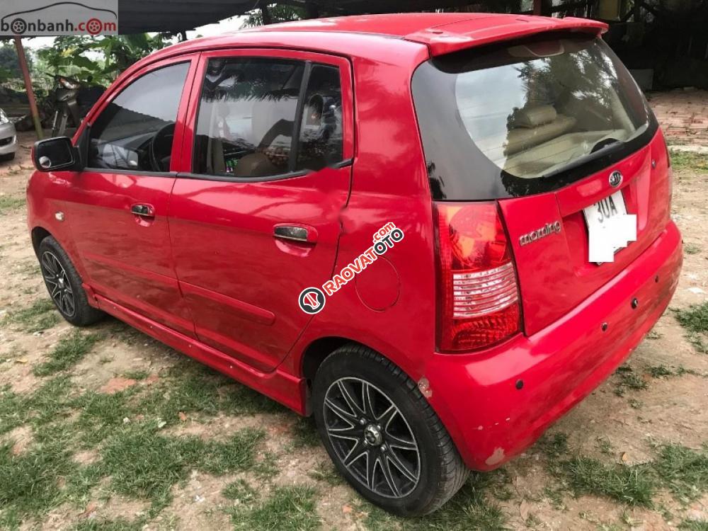 Bán xe Kia Morning SLX đời 2005, màu đỏ, xe nhập, số tự động -6