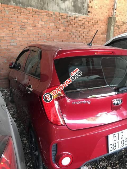 Bán Kia Morning 1.25AT 2017, màu đỏ như mới, giá chỉ 375 triệu-0