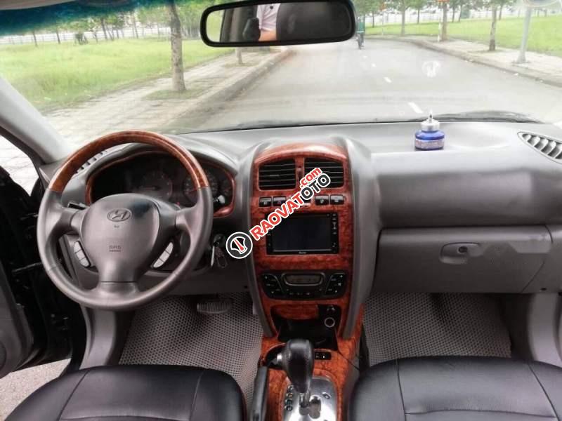 Cần bán lại xe Hyundai Santa Fe Gold đời 2004, màu đen, nhập khẩu chính chủ-1