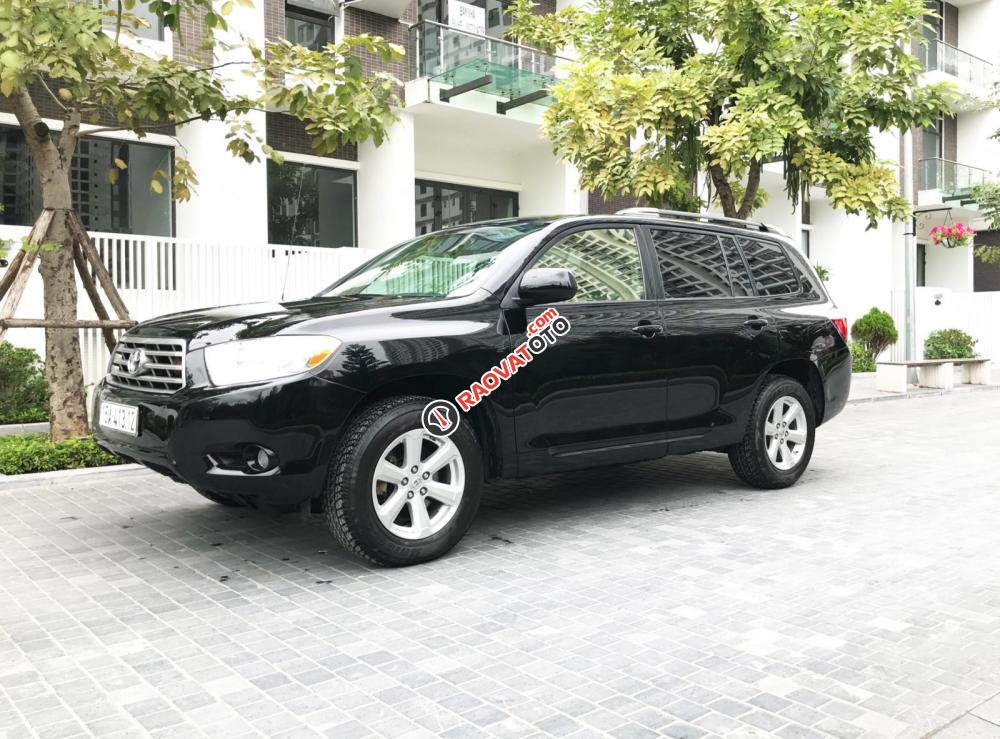 Bán Toyota Highlander LE năm 2008, màu đen, nhập khẩu-2