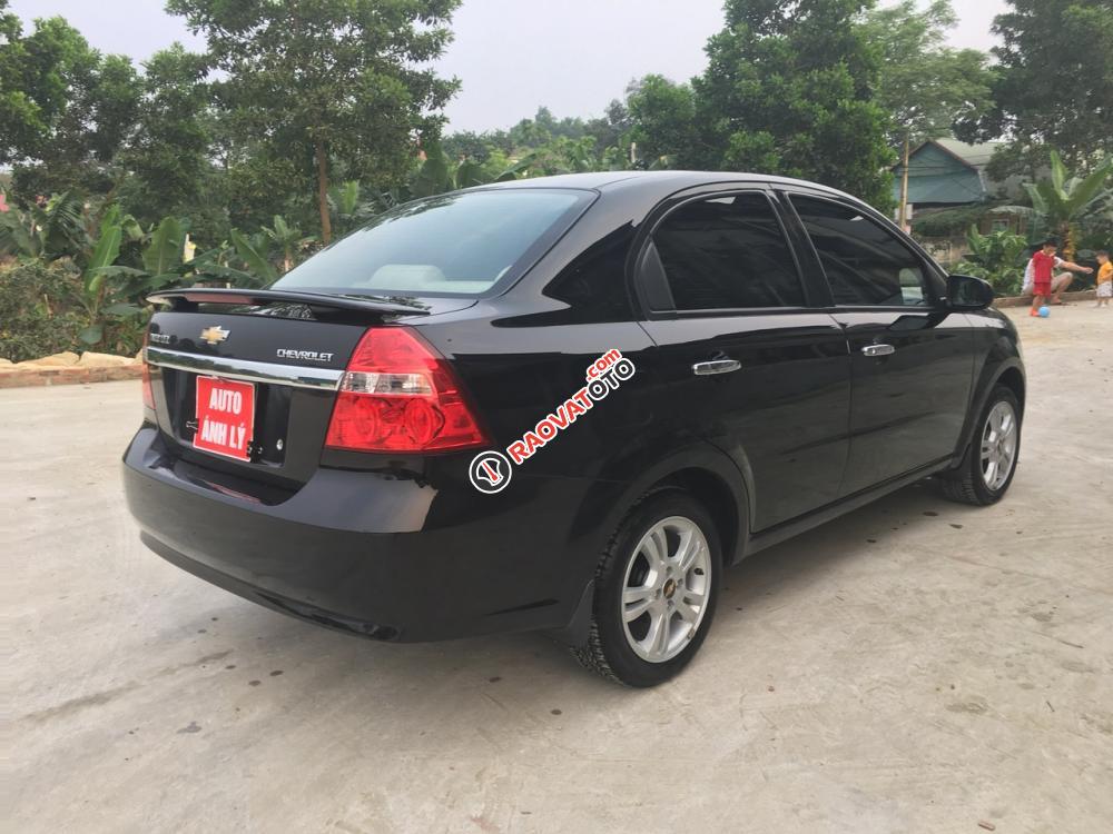 Bán xe Chevrolet Aveo 1.5 AT 2016, màu đen, giá 355tr-5