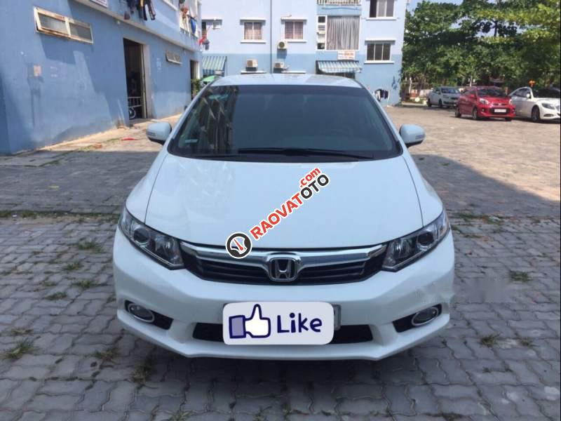 Bán xe Honda Civic 1.8AT năm sản xuất 2014, màu trắng-0