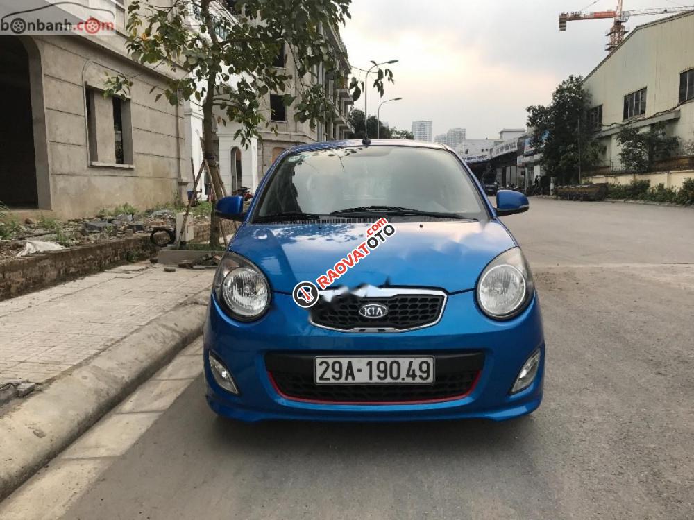Cần bán Kia Morning SX AT đời 2011, màu xanh lam xe gia đình, giá chỉ 235 triệu-7