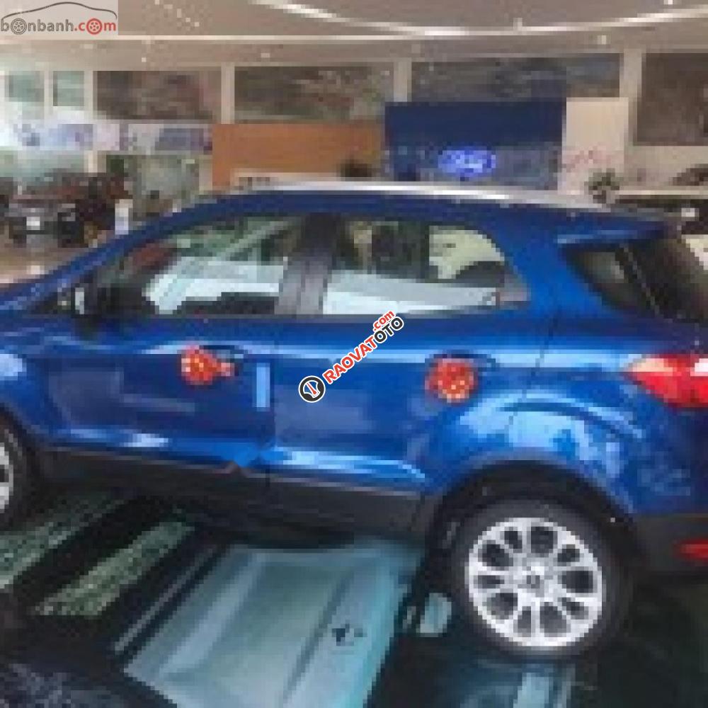 Bán Ford EcoSport Trend năm sản xuất 2019, màu xanh lam giá cạnh tranh-1