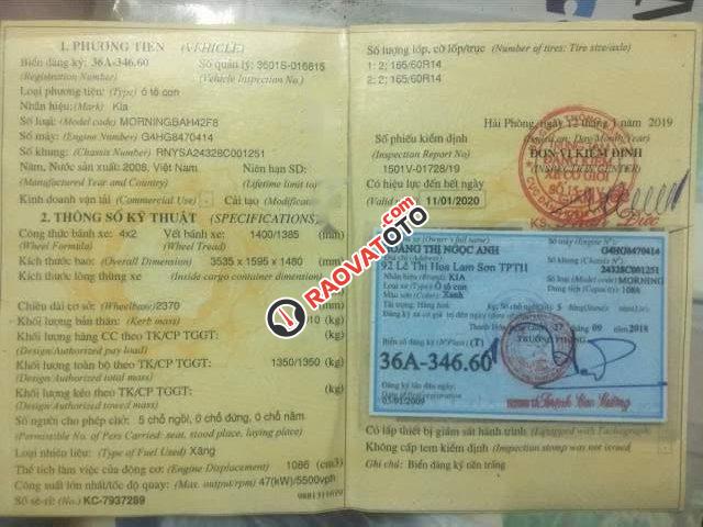 Bán Kia Morning EX sản xuất năm 2008-0