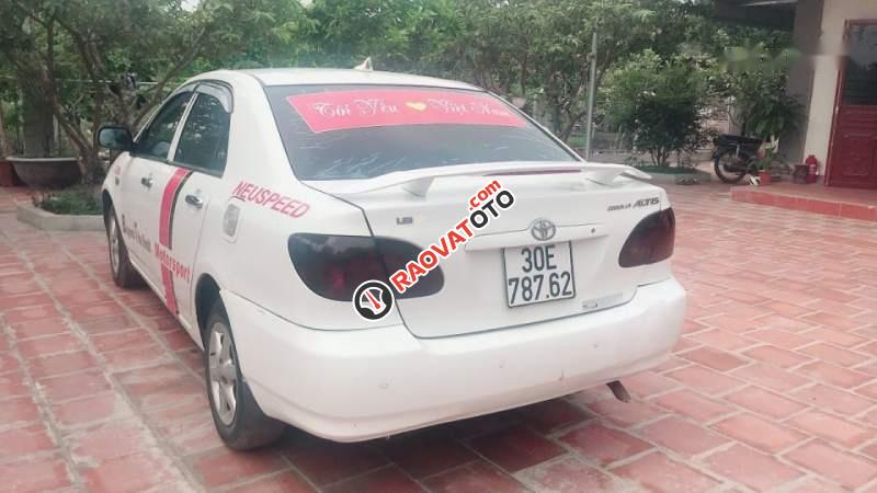 Bán Toyota Corolla altis 2001, màu trắng, xe gia đình-0