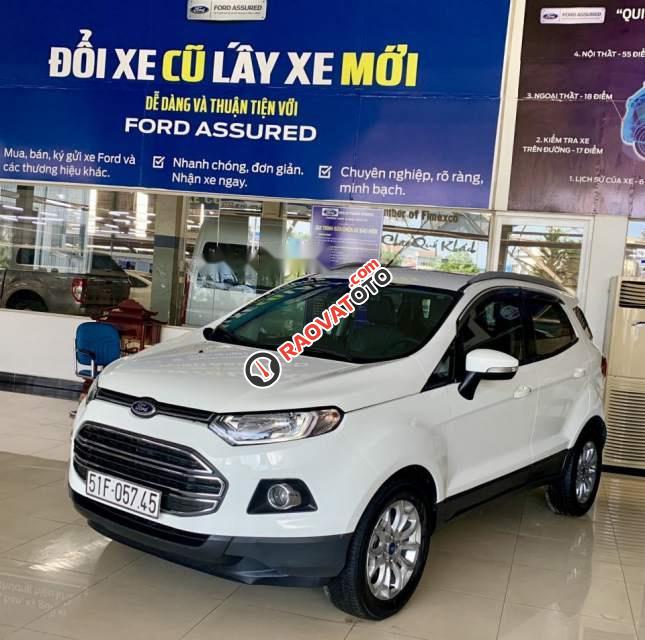 Bán gấp Ford EcoSport Titanium 1.5AT 2014, màu trắng-0