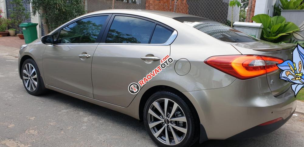 Bán Kia K3 1.6 AT số tự động model 2014, Sx 2013, màu vàng 1 đời chủ mới 90%-4