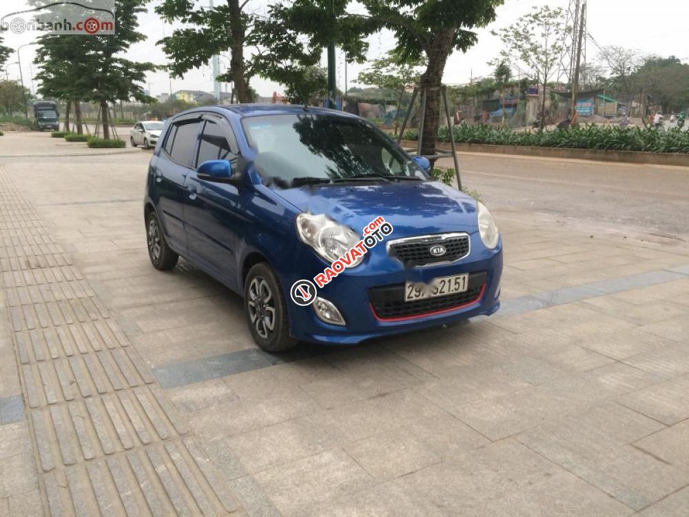 Bán ô tô Kia Morning LX đời 2011, màu xanh lam-5