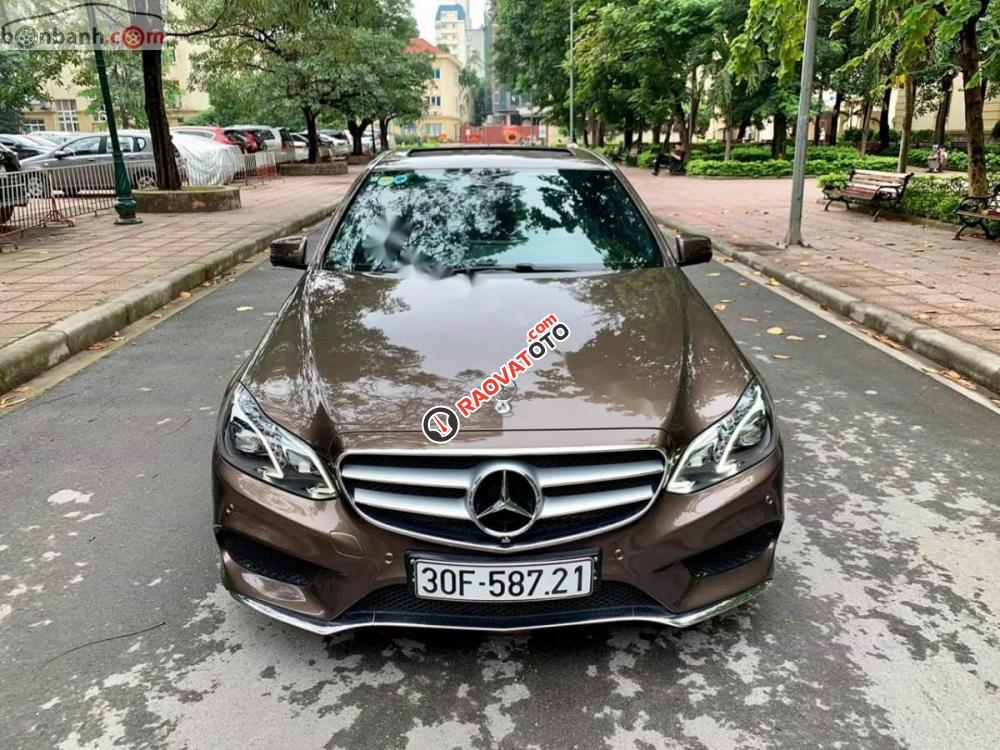 Bán Mercedes E250 AMG đời 2015, màu nâu như mới-4