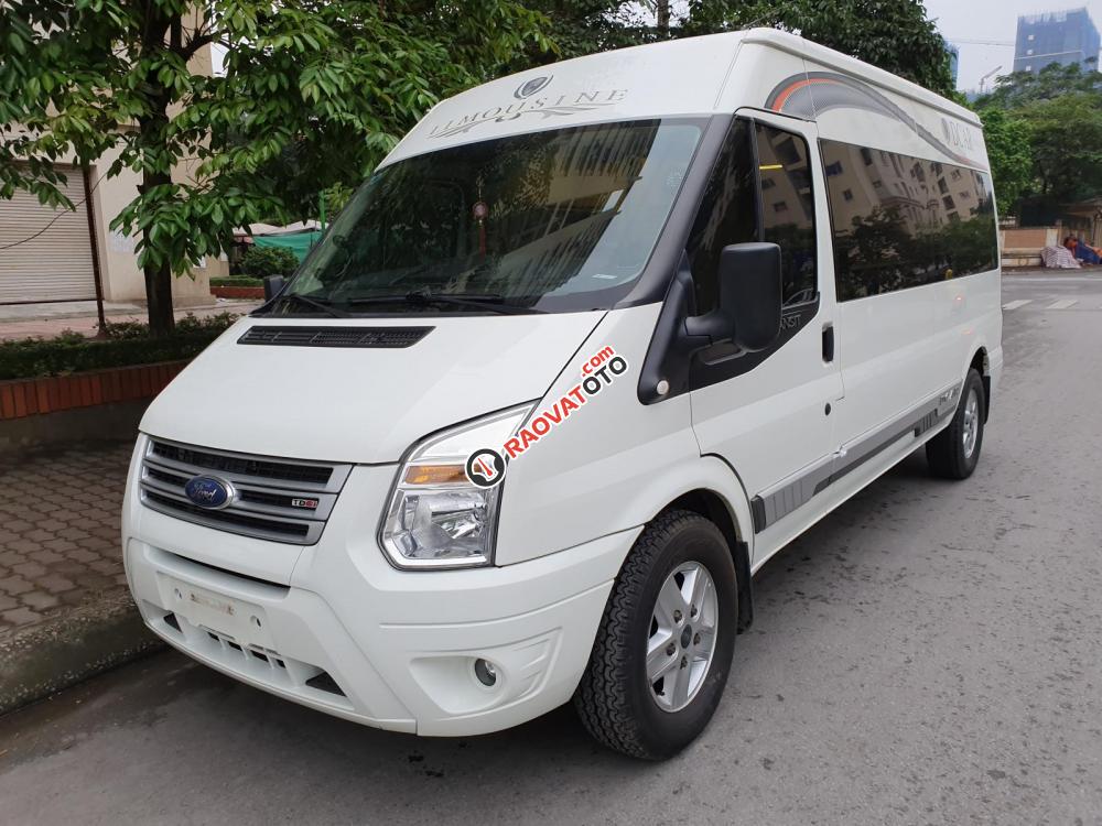 Bán Ford Transit Limousine sản xuất năm 2017, màu trắng bản Dcar-4