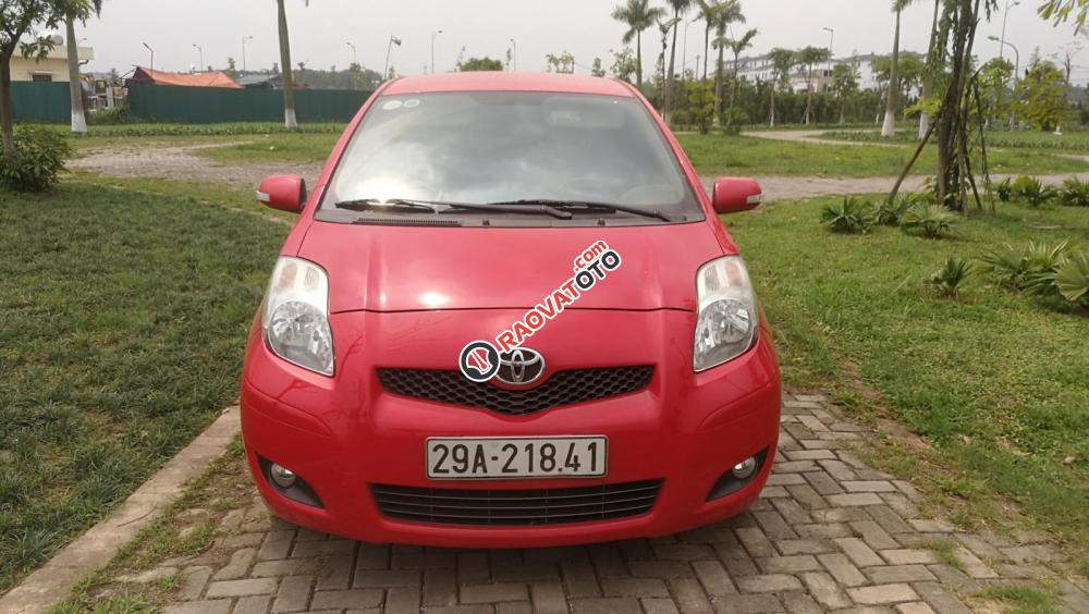 Bán xe Toyota Yaris 1.5 AT 2012, màu đỏ, xe nhập, 420tr-0