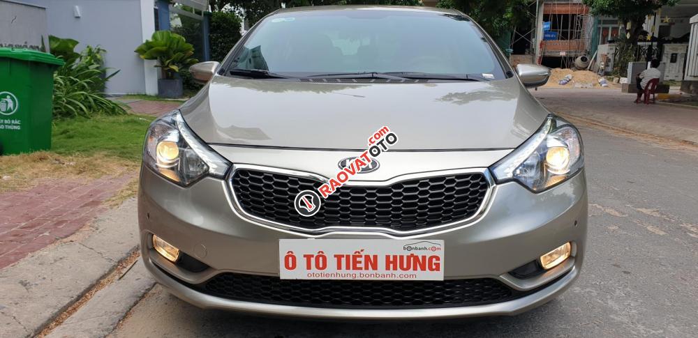 Bán Kia K3 1.6 AT số tự động model 2014, Sx 2013, màu vàng 1 đời chủ mới 90%-7