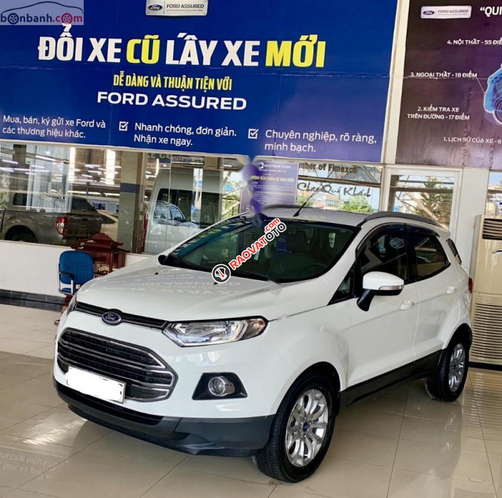Bán Ford EcoSport Titanium 1.5AT đời 2014, màu trắng-9