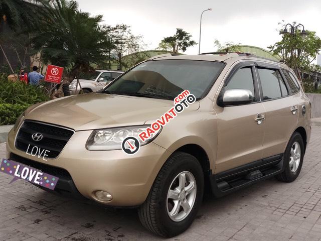 Ô tô thủ đô bán xe Hyundai Santafe 2008 AT, máy dầu màu ghi vàng, 479 triệu-0