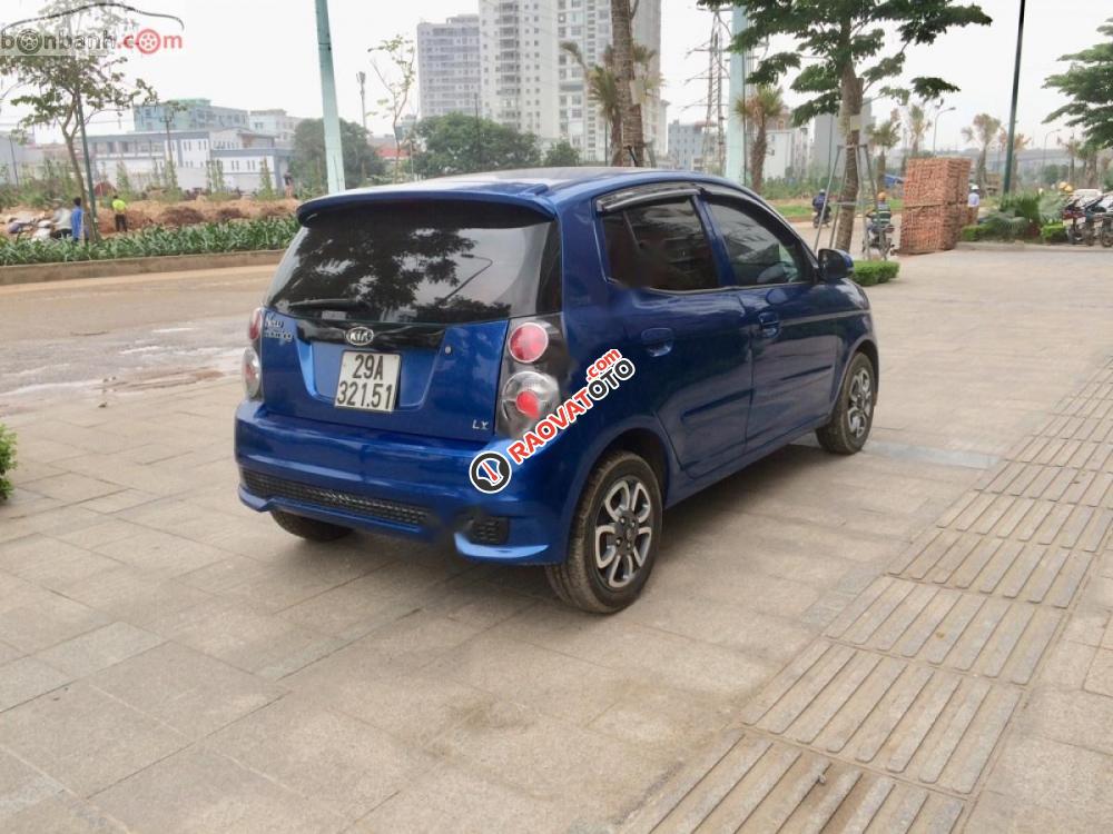 Bán ô tô Kia Morning LX đời 2011, màu xanh lam-4