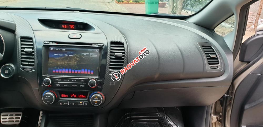 Bán Kia K3 1.6 AT số tự động model 2014, Sx 2013, màu vàng 1 đời chủ mới 90%-14