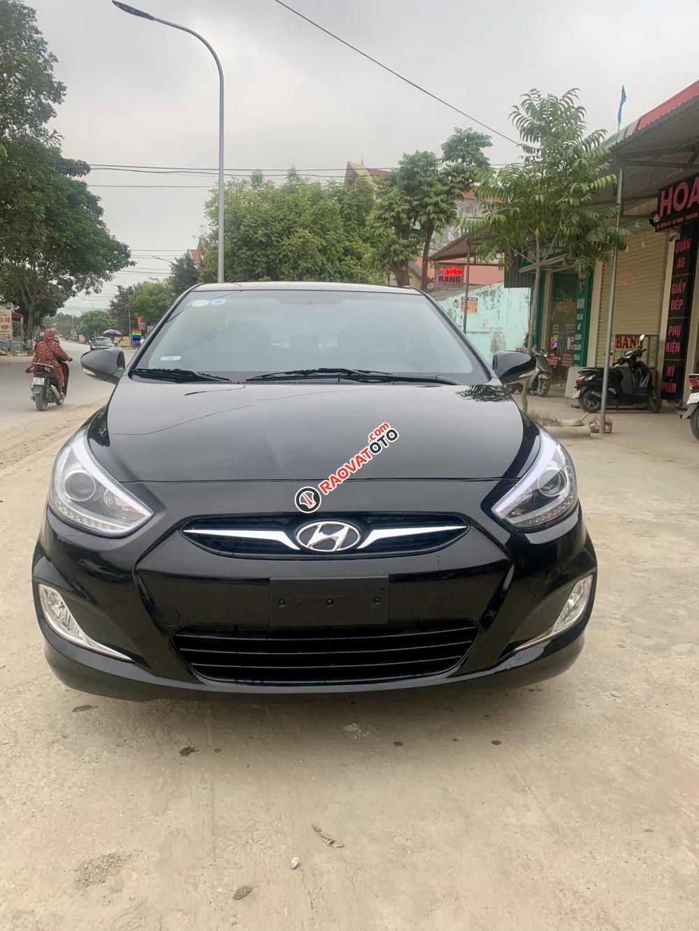 Bán xe Hyundai Accent 1.4MT Sedan đời 2014, màu đen, nhập khẩu giá cạnh tranh-0