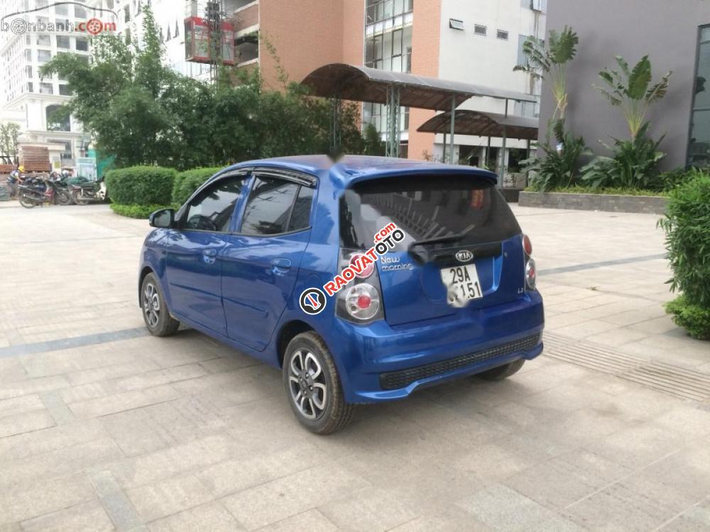 Bán ô tô Kia Morning LX đời 2011, màu xanh lam-3