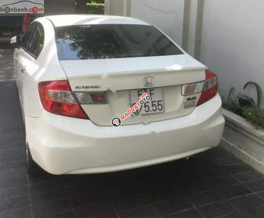 Bán Honda Civic màu trắng, đời 2016, xe đẹp-0