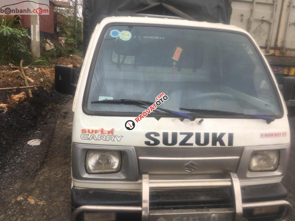 Cần bán xe tải thùng 5 tạ Suzuki Super Carry Sx 2009, số tay, máy dầu, màu bạc, nội thất màu đen-0