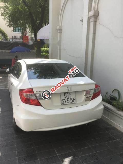 Bán Honda Civic AT đời 2016, màu trắng, biển tam hoa-0