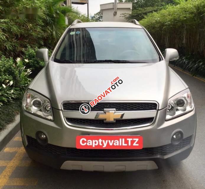 Bán Chevrolet Captiva LTZ đời 2009, màu bạc, xe nhập-0