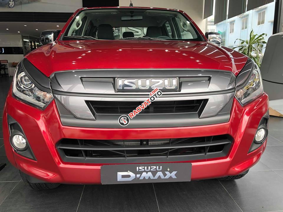 Bán Isuzu Dmax LS 1.9 MT 4X4, màu đỏ, nhập khẩu nguyên chiếc, giá 610 triệu-1