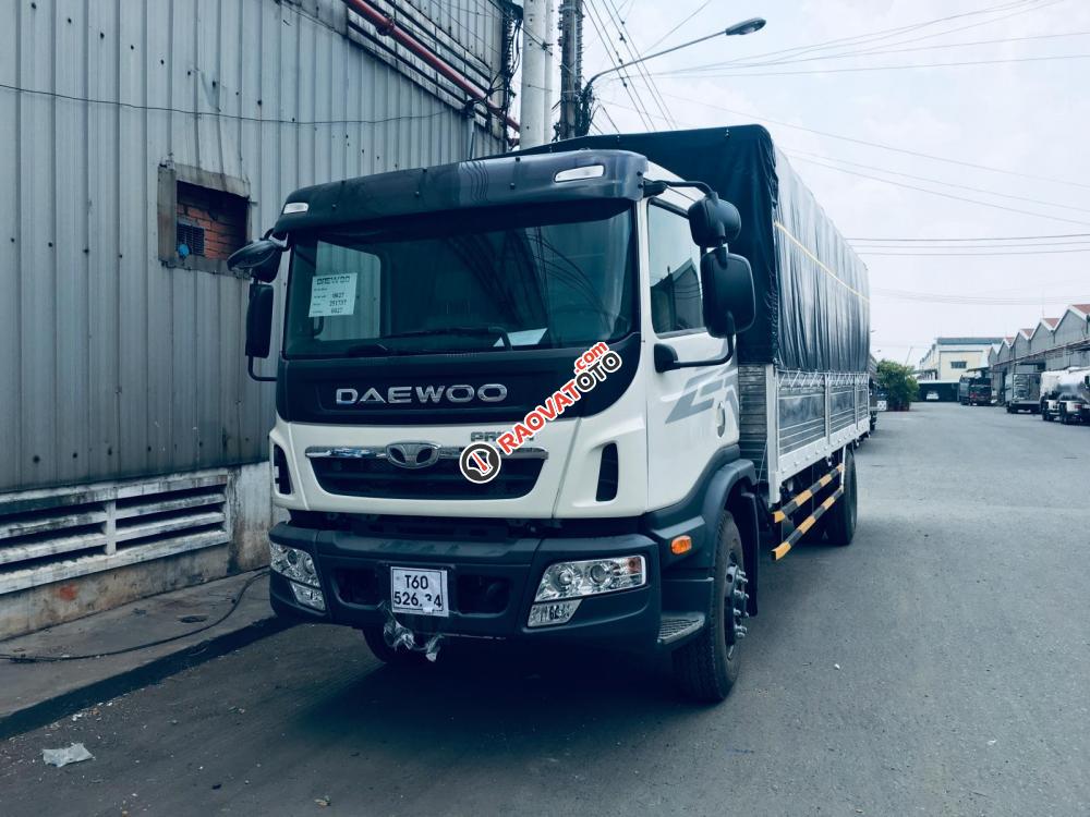 Bán Daewoo Prima 9T thùng dài 7m4 ga cơ, hỗ trợ trả góp-0