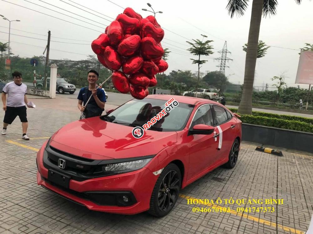 Honda ô tô Quảng Bình bán Honda Civic RS 2019, giao ngay, đủ màu, LH: 0946670103-0