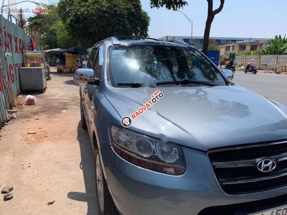 Xe Hyundai Santa Fe MLX năm sản xuất 2007, màu xanh lam, nhập khẩu-7