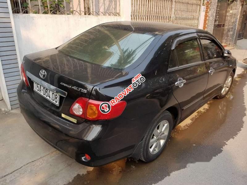 Cần bán lại xe Toyota Corolla altis 1.8MT đời 2009, màu đen số sàn -3