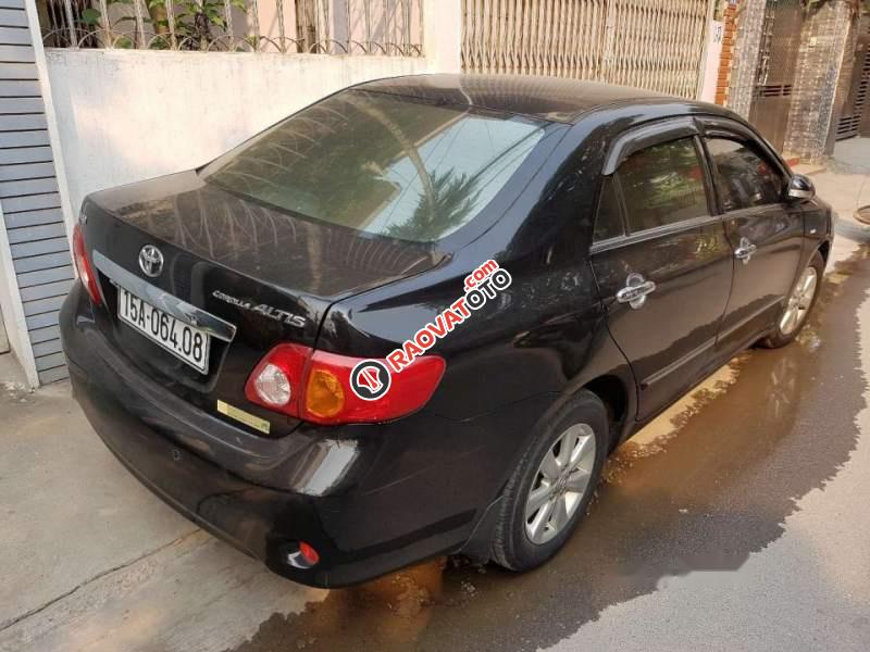 Cần bán lại xe Toyota Corolla altis 1.8MT đời 2009, màu đen số sàn -2