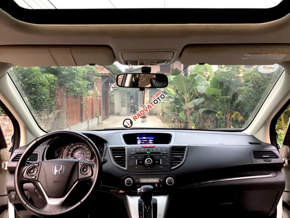 Hà Nội! Cần bán Honda CRV 2.0 AT sản xuất 2014 màu trắng xe biển Hà Nội 30A chính chủ-4