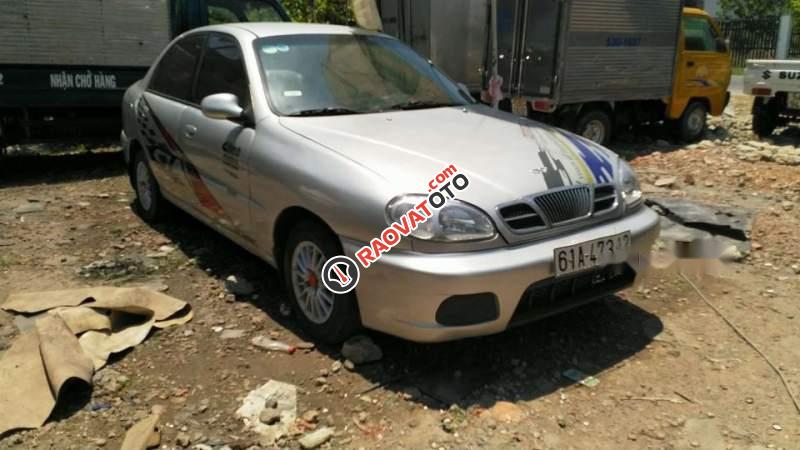 Cần bán lại xe Daewoo Lanos sản xuất năm 2005, màu bạc-4