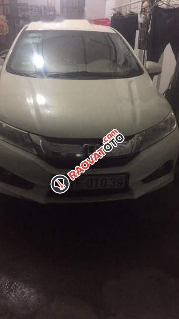 Bán xe Honda City 1.5 CVT đời 2015, màu trắng-0