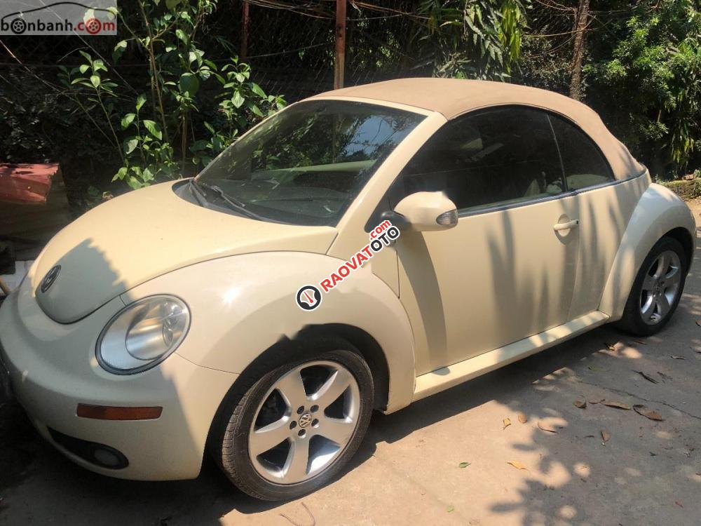 Bán Volkswagen New Beetle 2.5 AT 2007, màu kem (be), nhập khẩu-0