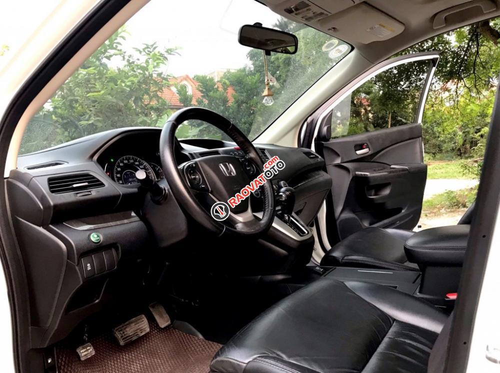 Hà Nội! Cần bán Honda CRV 2.0 AT sản xuất 2014 màu trắng xe biển Hà Nội 30A chính chủ-2