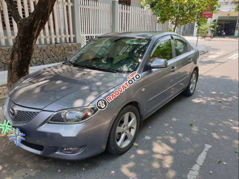 Bán Mazda 3 1.6 MT sản xuất năm 2004, màu xám, nhập khẩu nguyên chiếc xe gia đình giá cạnh tranh-2